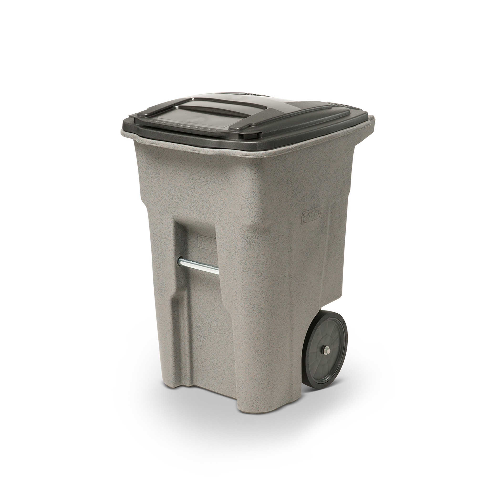 Toter 2-Wheel Trash Can with Lid, Graystone, 48-Gallon, Model# ANA48-00GST